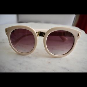Cream sunglasses